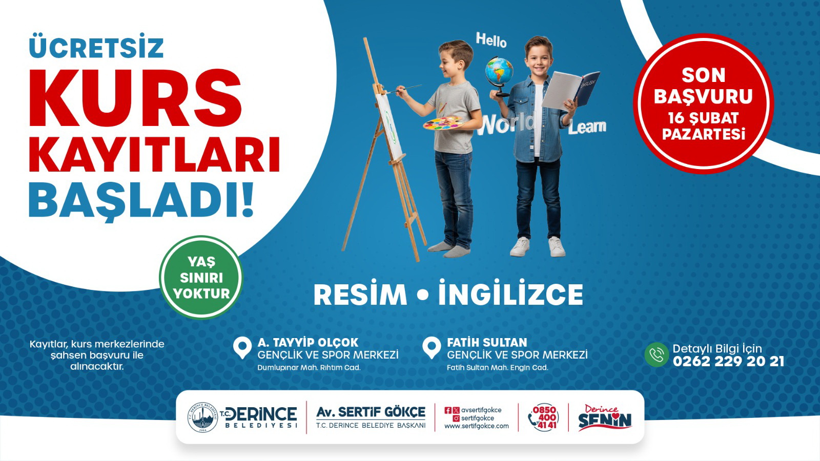 E�itimde Yeni Ad�m: �cretsiz Resim ve �ngilizce Kurslar�