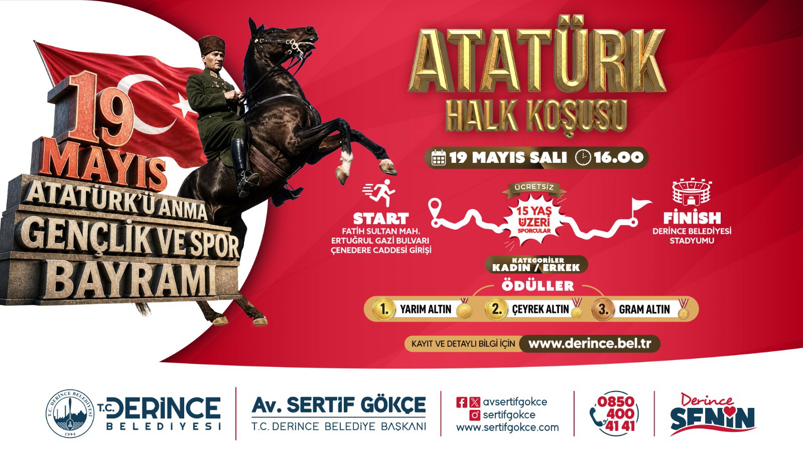 19 May�s Co�kusu Atat�rk Halk Ko�usu ile Ta�lanacak