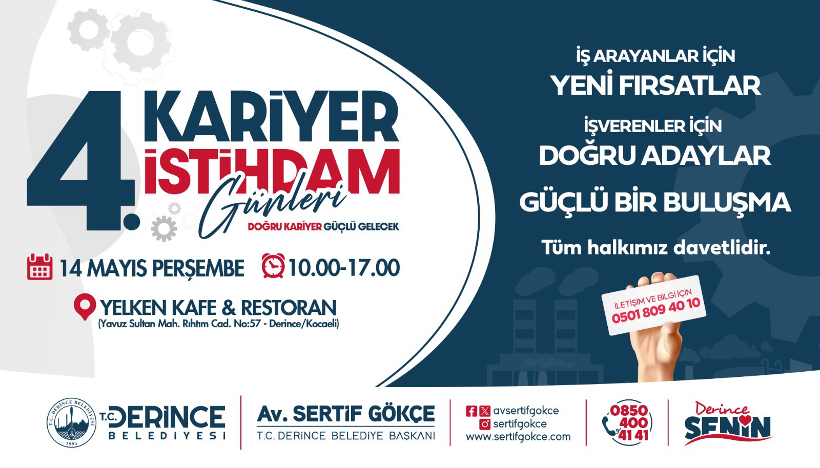 Kariyer ve �stihdam G�nleri�nin D�rd�nc�s� 14 May�s�ta