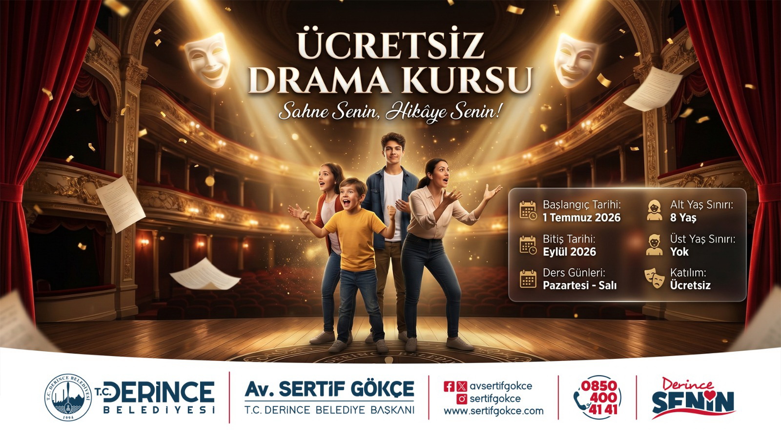 Derince�de Sahne Senin, Hik�ye Senin