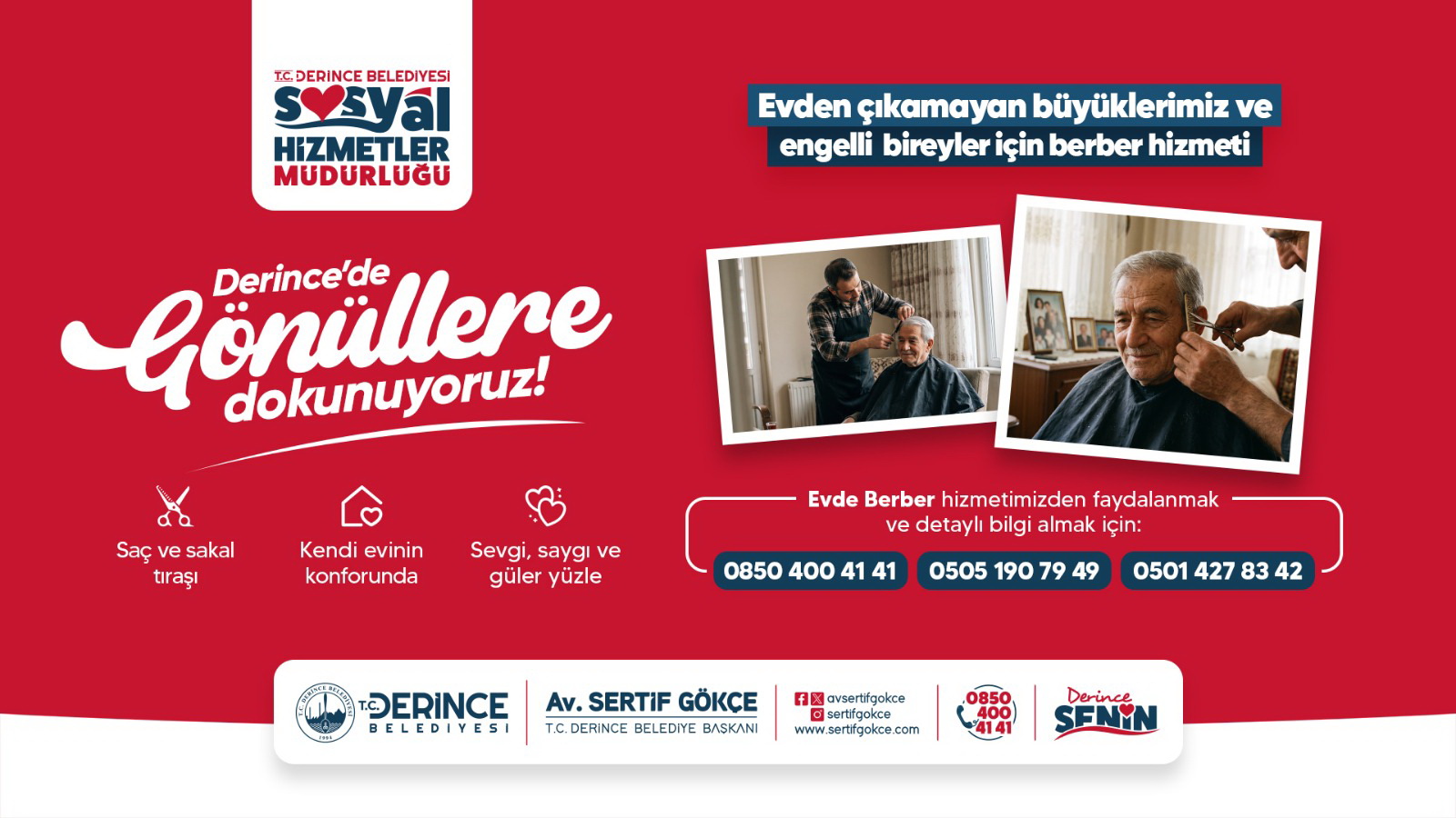 Derince Belediyesi�nden �rnek Bir Hizmet Daha