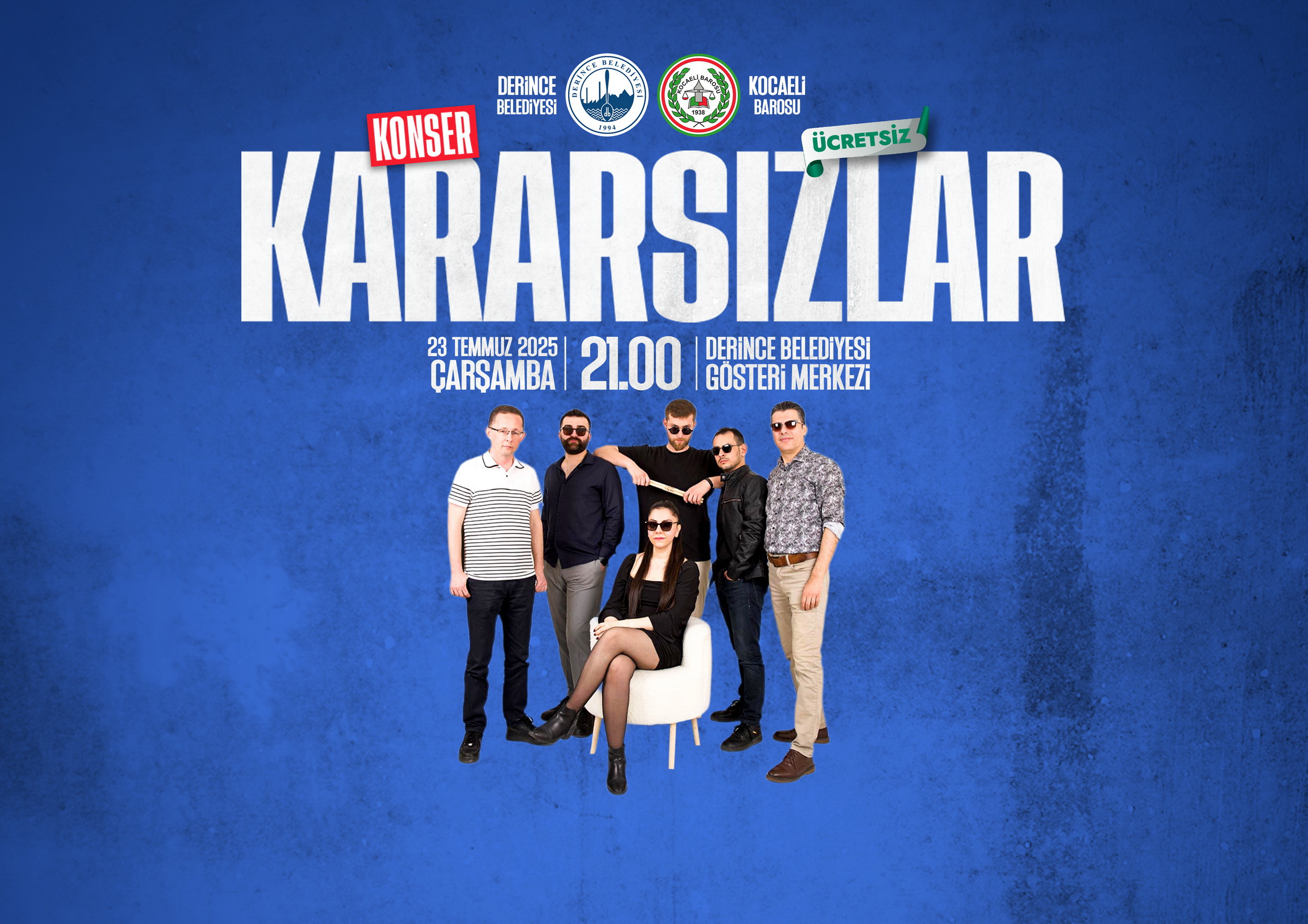 Kararszlar Mzik Grubu Derincede Sahne Alacak