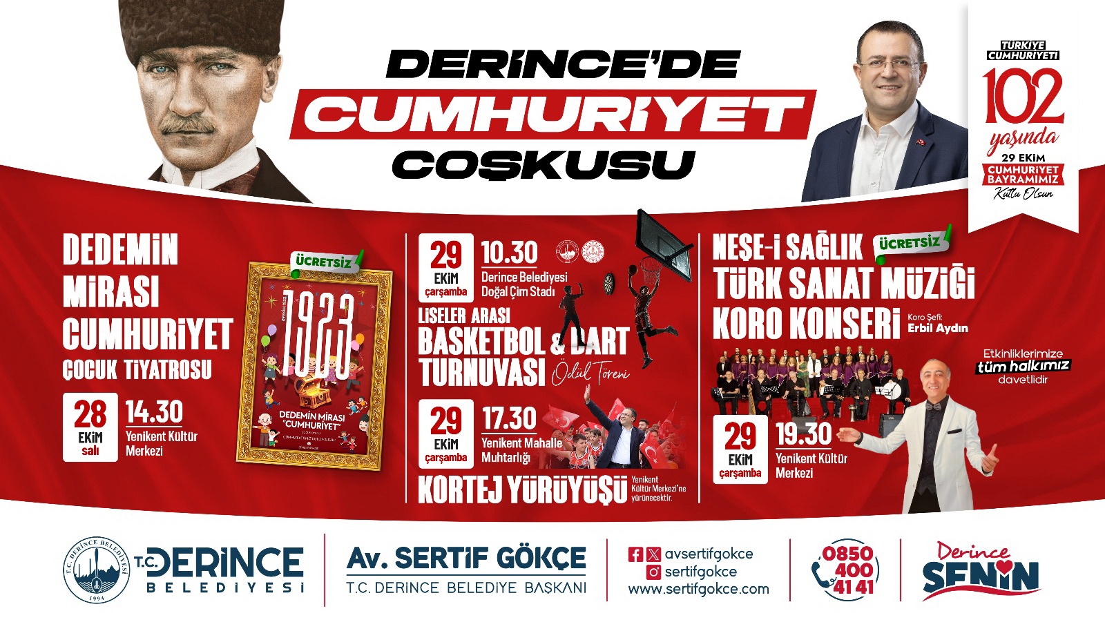 Derincede Cumhuriyet Cokusu