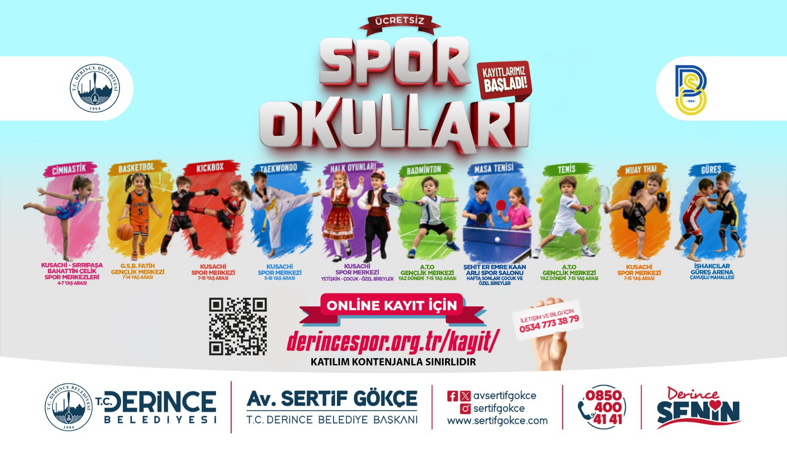 �cretsiz Yaz Spor Okullar� Kay�tlar� Ba�lad�