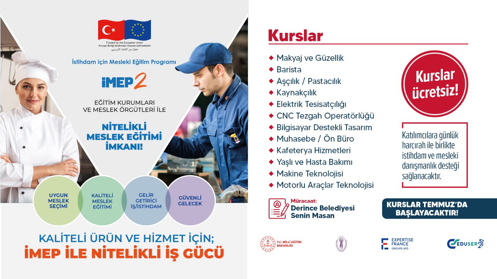 Derincede Nitelikli  Gc in Yeni Adm