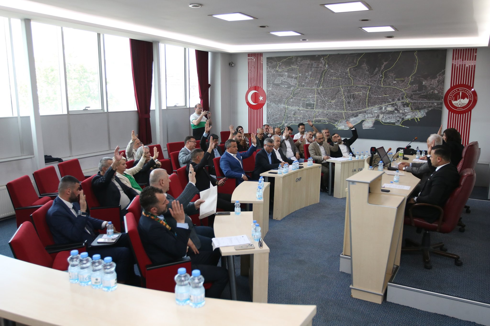 Derince Meclisinde Kararlar Oy Birlii ile Alnd